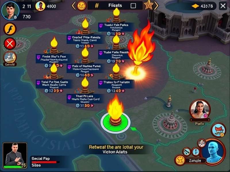 Epic Spin Conqueror battle scene showing unit deployment